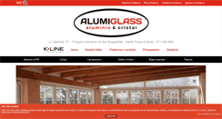 Desktop Screenshot of carpinteria-aluminio-mallorca.com